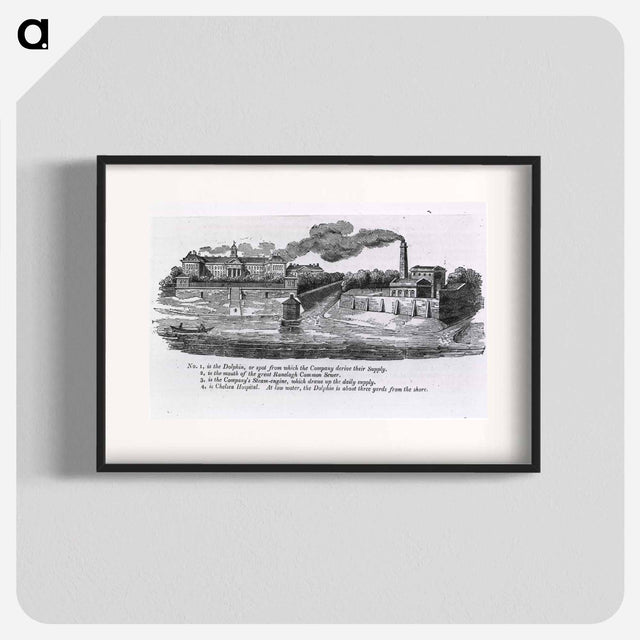 アートポスター-Thames at the Grand Junction Waterworks
 - 国立医学図書館 Poster.