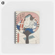 アートメモ帳-Figure Reflected in a Hand Mirror
 - 歌川 国貞 Memo.