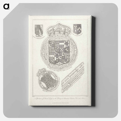 アートパネル-Specimens of Stained Glass in the Library and Stewards Parlour Lambeth Palace
 - イェール大学アートギャラリー Canvas.