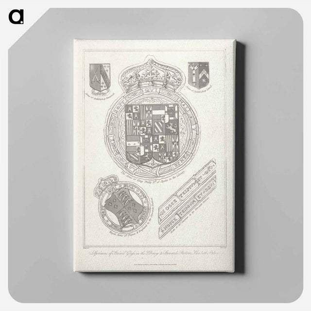 アートパネル-Specimens of Stained Glass in the Library and Stewards Parlour Lambeth Palace
 - イェール大学アートギャラリー Canvas.