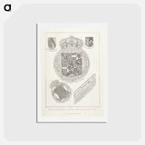 アートポストカード-Specimens of Stained Glass in the Library and Stewards Parlour Lambeth Palace
 - イェール大学アートギャラリー Postcard.