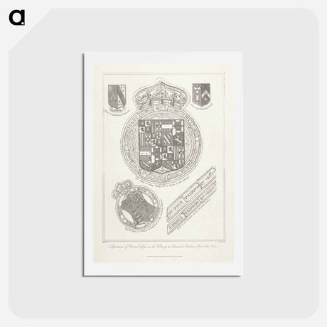 アートポストカード-Specimens of Stained Glass in the Library and Stewards Parlour Lambeth Palace
 - イェール大学アートギャラリー Postcard.
