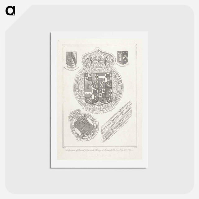 アートポストカード-Specimens of Stained Glass in the Library and Stewards Parlour Lambeth Palace
 - イェール大学アートギャラリー Postcard.