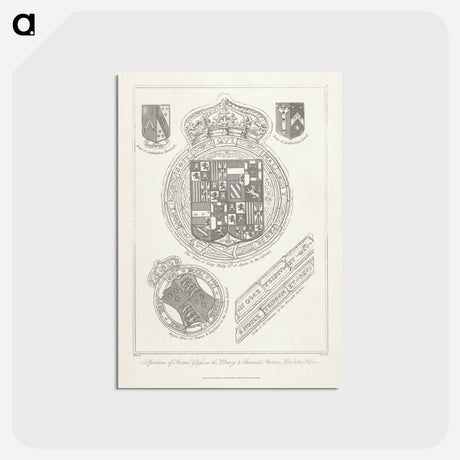 アートポストカード-Specimens of Stained Glass in the Library and Stewards Parlour Lambeth Palace
 - イェール大学アートギャラリー Postcard.