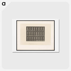 アートポストカード-Running Woman
 - エドワード マイブリッジ Postcard.