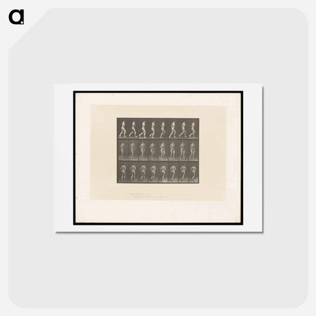 アートポストカード-Running Woman
 - エドワード マイブリッジ Postcard.