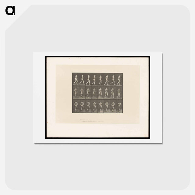 アートポストカード-Running Woman
 - エドワード マイブリッジ Postcard.