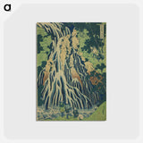 アートポストカード-Hokusai's Kirifuri Falls at Mount Kurokami in Shimotsuke Province - 葛飾 北斎 Postcard.