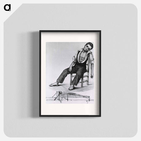 アートポスター-Cholera Patient with Apparatus
 - 国立医学図書館 Poster.