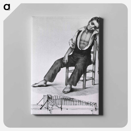 アートパネル-Cholera Patient with Apparatus
 - 国立医学図書館 Canvas.