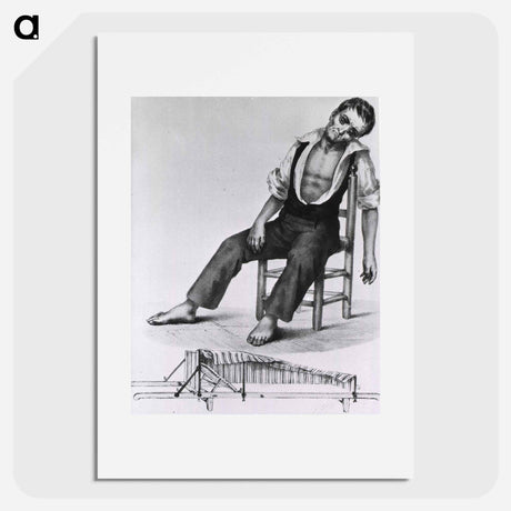 アートポスター-Cholera Patient with Apparatus
 - 国立医学図書館 Poster.