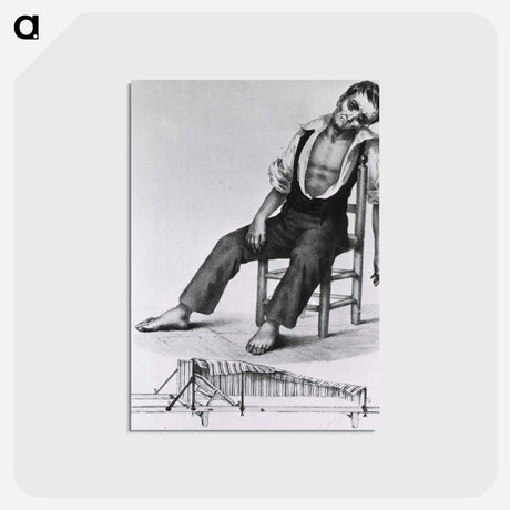 アートポストカード-Cholera Patient with Apparatus
 - 国立医学図書館 Postcard.