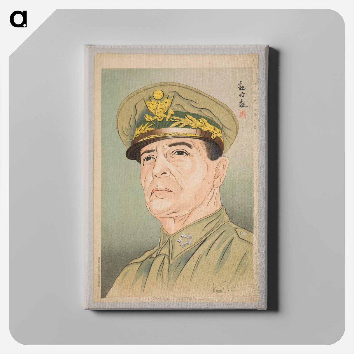 アートパネル-Portrait of General Douglas MacArthur
 - セントルイス美術館 Canvas.
