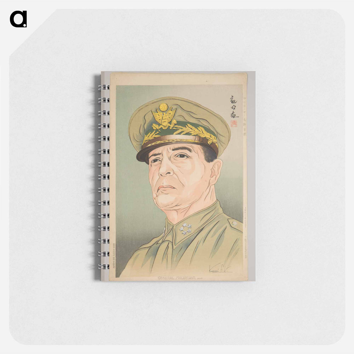アートメモ帳-Portrait of General Douglas MacArthur
 - セントルイス美術館 Memo.