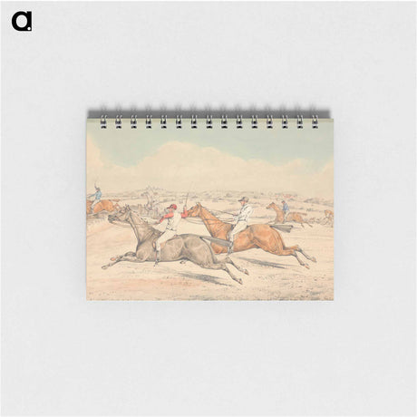 アートメモ帳-Steeplechasing: The Field Coming up to a Ditch
 - イェール大学アートギャラリー Memo.