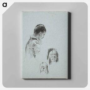 アートパネル-(unknown) part of a sketchbook - アルバート エーデルフェルト Canvas.