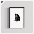 アートポスター-Crying Man Silhouette from Michael's Crag
 - 大英図書館 Poster.