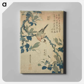 アートパネル-Buncho kobushi no hana - 葛飾 北斎 Canvas.