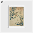アートポストカード-Buncho kobushi no hana - 葛飾 北斎 Postcard.