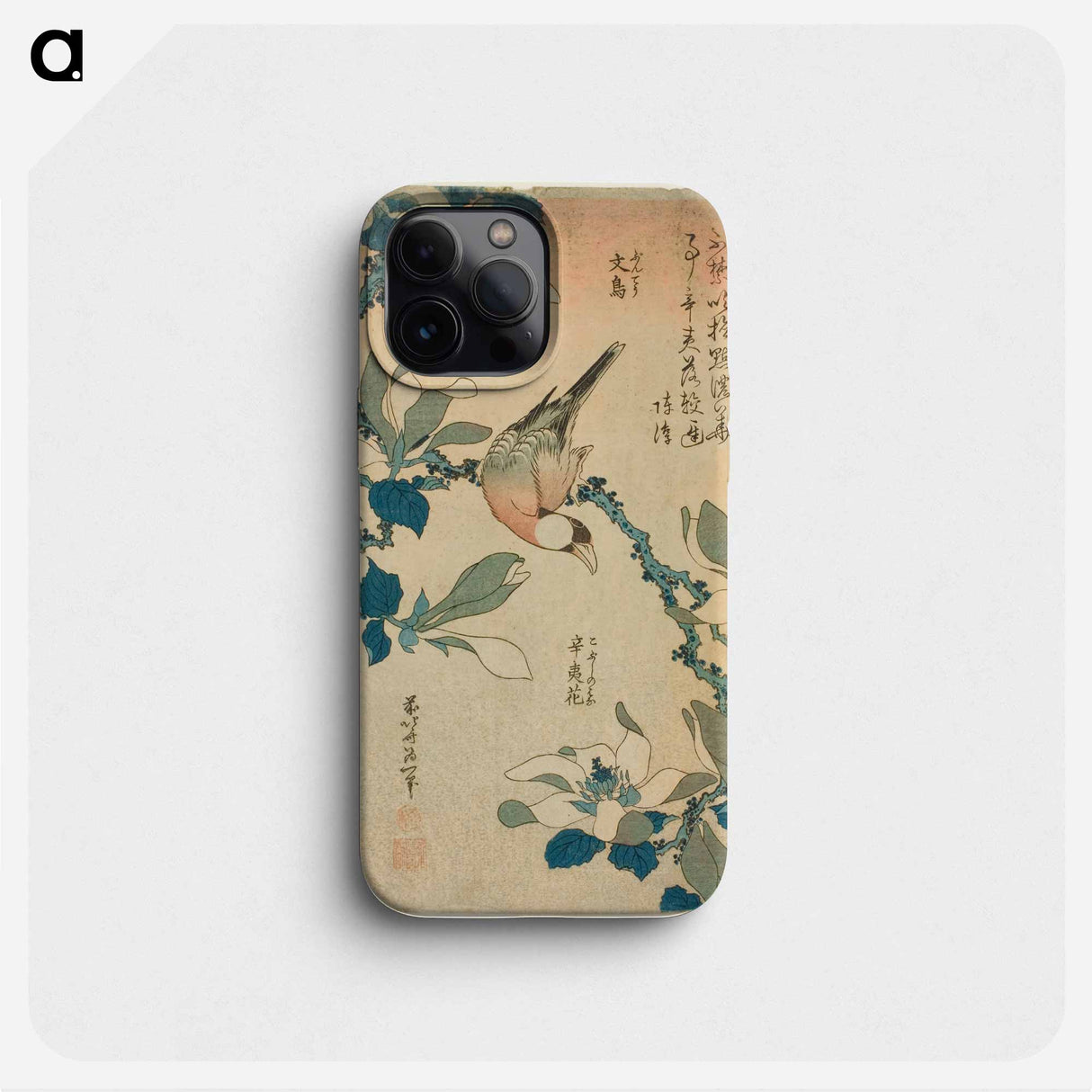 Buncho kobushi no hana - Katsushika Hokusai Phone Case.