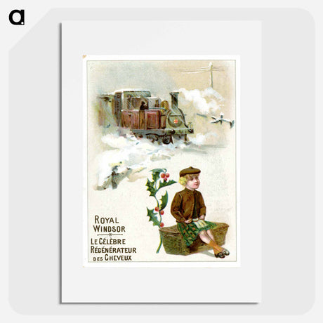 アートポスター-Royal Windsor: le Célèbre Régénérateur des Cheveux : Steam Locomotive
 - 国立医学図書館 Poster.