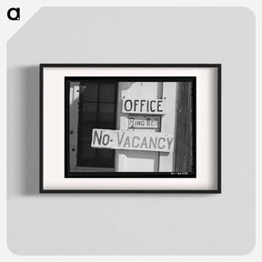 アートポスター-No Vacancy
 - ラッセル リー Poster.