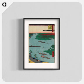 アートポスター-Nakagawa River Mouth
 - 歌川 広重 Poster.