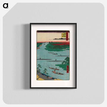 Nakagawa River Mouth
 - 歌川 広重 Poster.