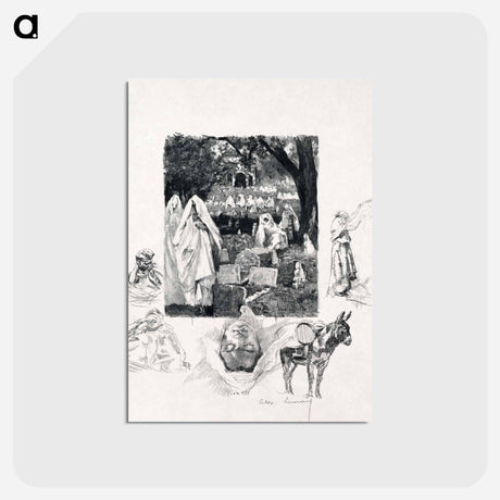 アートポストカード-Moroccan Sketches
 - クリーブランド美術館 Postcard.