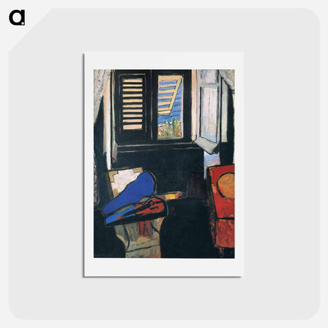 アートポストカード-Interior with a Violin - アンリ マティス Postcard.