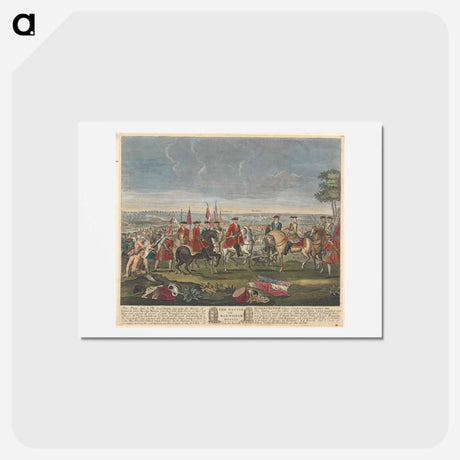 アートポストカード-The Battle of Blenheim MDCCIV, Part the Second
 - イェール大学アートギャラリー Postcard.