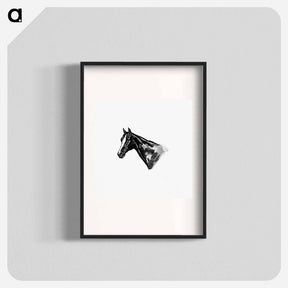 アートポスター-Victorian Horse Head
 - 大英図書館 Poster.