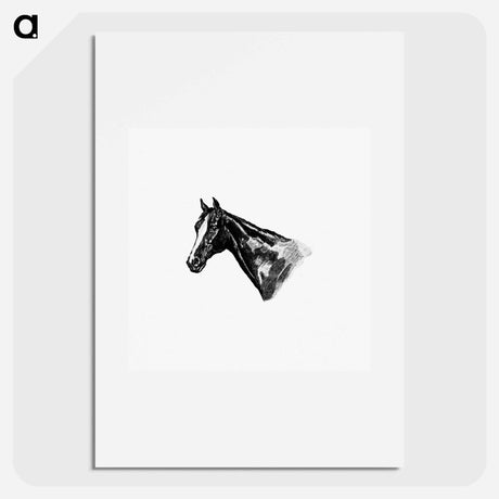 アートポスター-Victorian Horse Head
 - 大英図書館 Poster.
