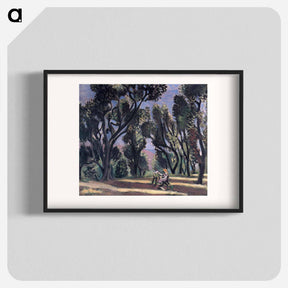 アートポスター-Landscape With a Bench - アンリ マティス Poster.