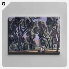 アートパネル-Landscape With a Bench - アンリ マティス Canvas.