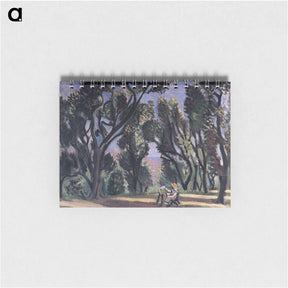 アートメモ帳-Landscape With a Bench - アンリ マティス Memo.