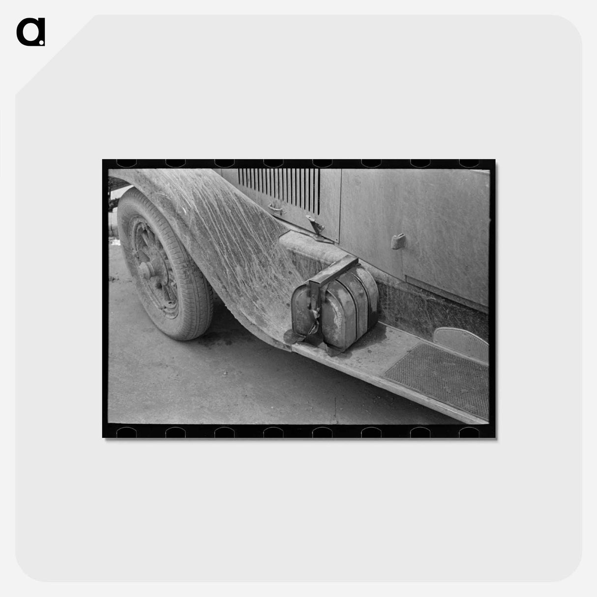 アートポストカード-Farmer's Car, Williston
 - ラッセル リー Postcard.