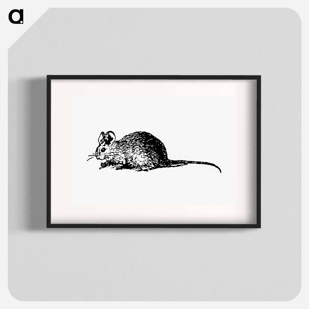 アートポスター-Mouse Engraving
 - 大英図書館 Poster.