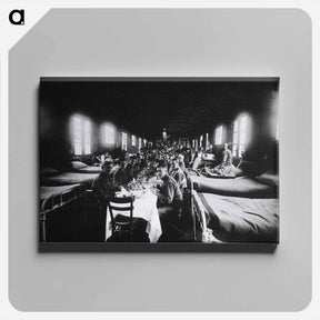 アートパネル-U. S. Army Base Hospital Number 9, Chateauroux, France: Christmas Dinner
 - 国立医学図書館 Canvas.