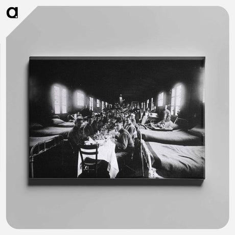 アートパネル-U. S. Army Base Hospital Number 9, Chateauroux, France: Christmas Dinner
 - 国立医学図書館 Canvas.
