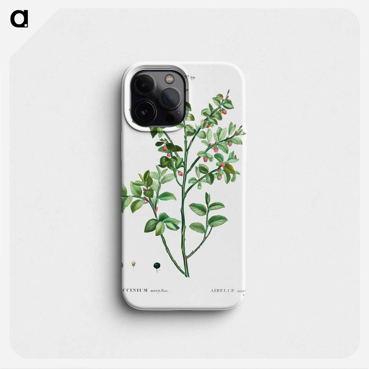 European blueberry - Pierre Joseph Redouté Phone Case.