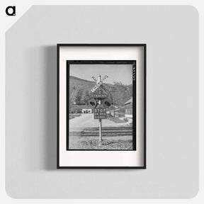 アートポスター-Railroad Crossing, Shaftsbury
 - ラッセル リー Poster.