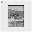 アートポストカード-Railroad Crossing, Shaftsbury
 - ラッセル リー Postcard.