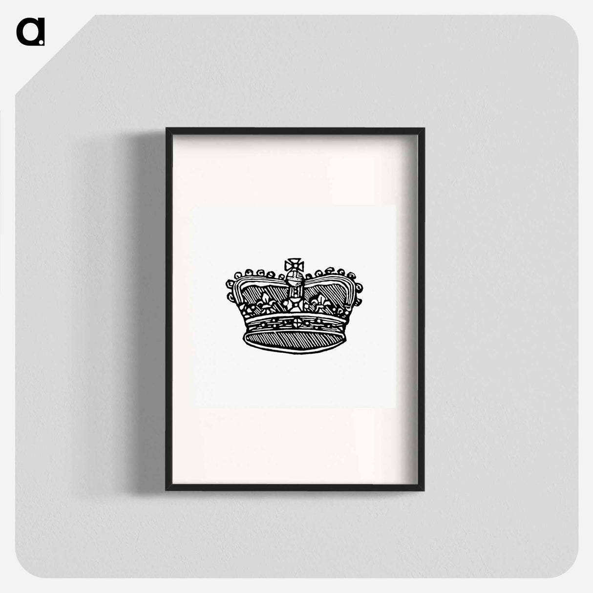 アートポスター-Victorian Crown, after a Design in the British Library
 - 大英図書館 Poster.