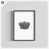 アートポスター-Victorian Crown, after a Design in the British Library
 - 大英図書館 Poster.