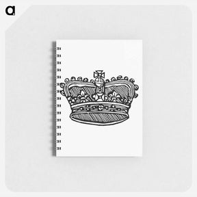 アートメモ帳-Victorian Crown, after a Design in the British Library
 - 大英図書館 Memo.
