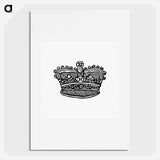 アートポスター-Victorian Crown, after a Design in the British Library
 - 大英図書館 Poster.