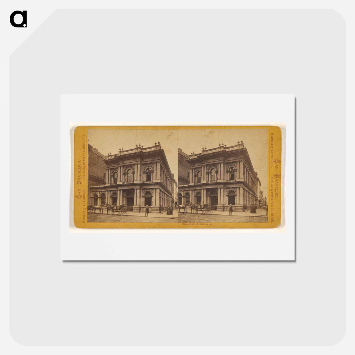 アートポストカード-Bank of California
 - エドワード マイブリッジ Postcard.