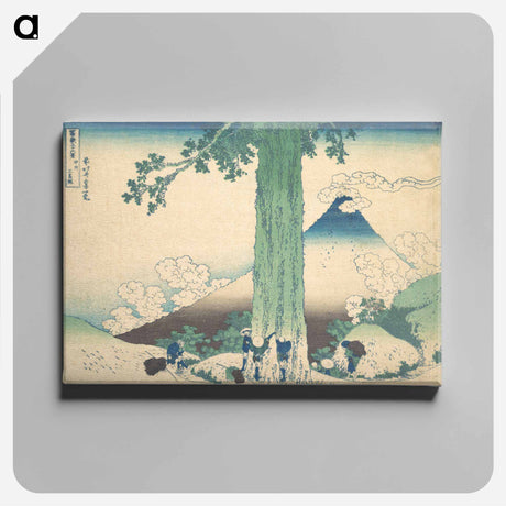 アートパネル-Mishima Pass in Kai Province - 葛飾 北斎 Canvas.