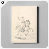 アートパネル-Turbaned Cavalryman, Right Arm with Curved Sword Upraised
 - イェール大学アートギャラリー Canvas.
